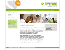 Tablet Screenshot of klinik-steger.de